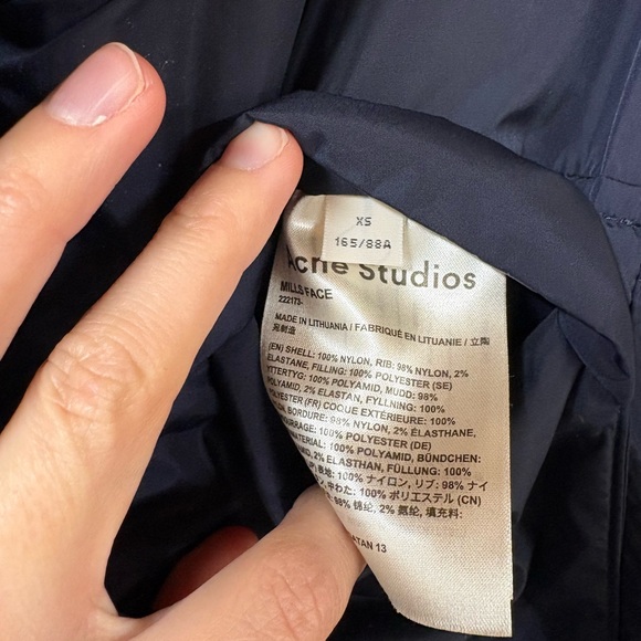 Acne Studios Mills Face Reversible Bomber Jacket - Picture 4 of 5